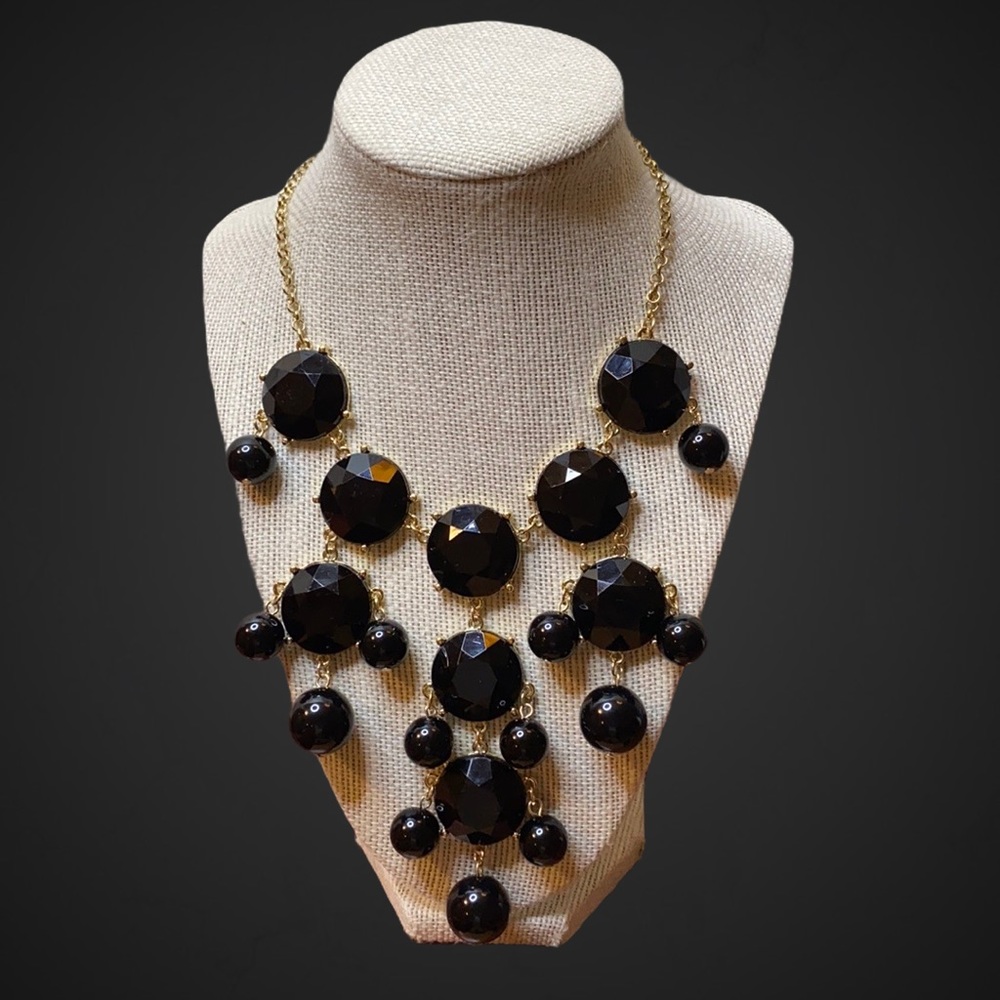 Chandelier bubble ball necklace